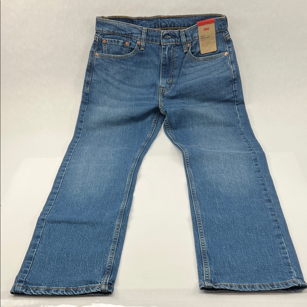 Levi's Men's Bootcut Jeans in Classic Blue